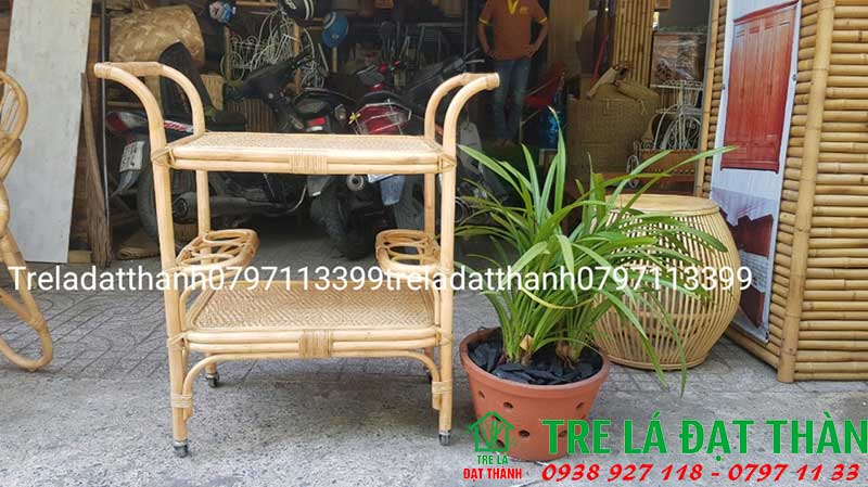 Kệ Đựng Đồ Mây Tre Đan - KDDMTD017